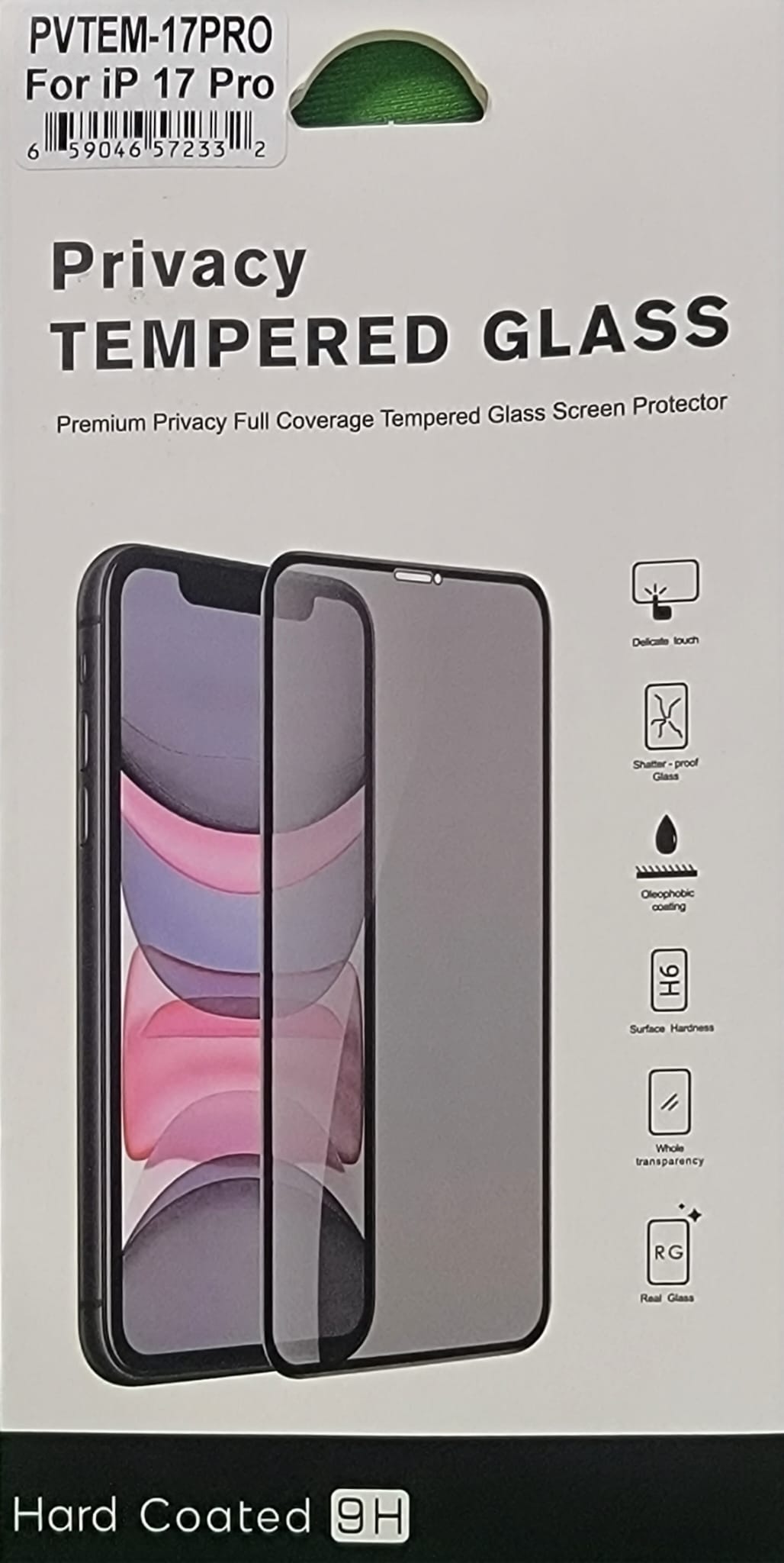 Privacy Tempered Glass iPhone 17 Pro