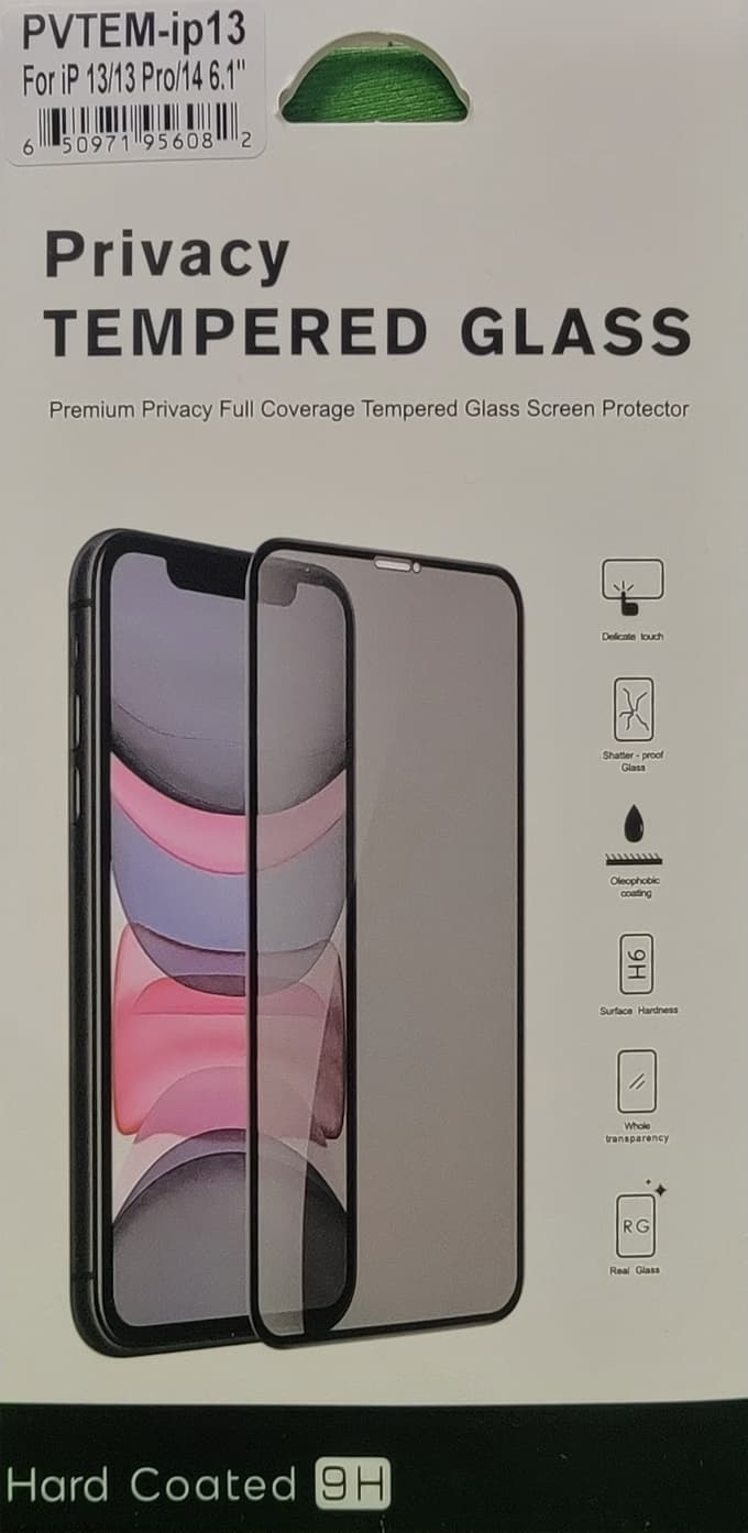 Privacy Tempered Glass iPhone 13|13 Pro|14
