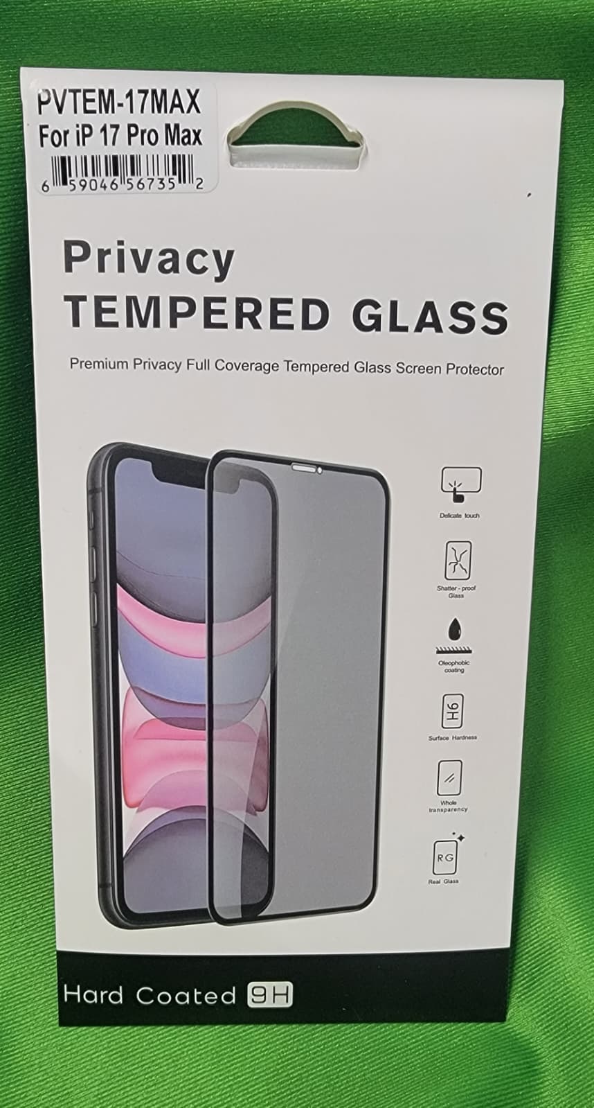 Privacy Tempered Glass iPhone 17 Pro Max